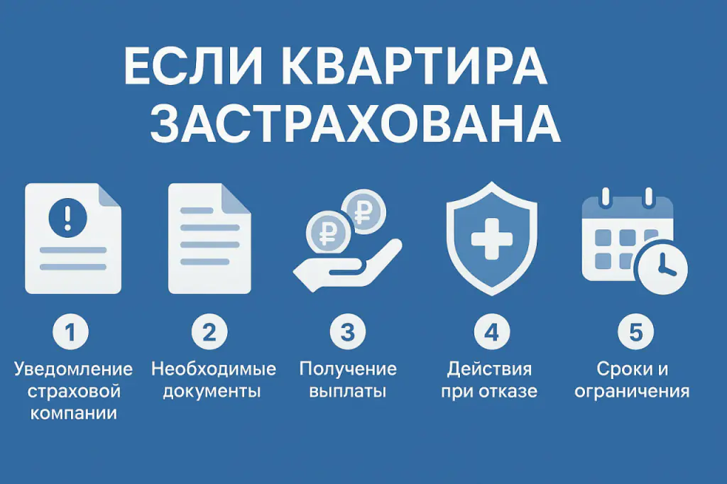 что делать если соседи сверху затопили