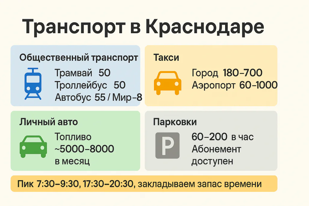 Цена транспорта в краснодаре